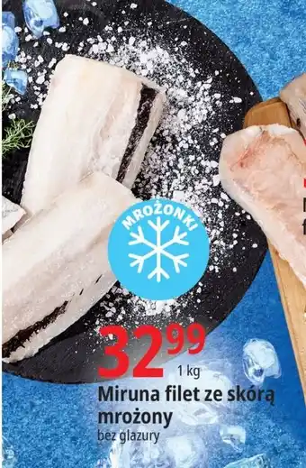 E.Leclerc Miruna filet ze skórą mrożony 1 kg oferta
