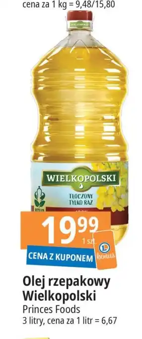 E.Leclerc Olej rzepakowy Wielkopolski 1 l oferta