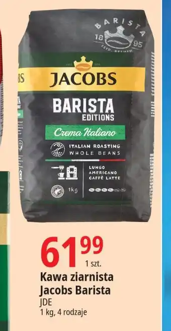 E.Leclerc Kawa ziarnista Jacobs Barista 1kg oferta