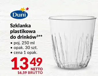 Makro Duni Szklanka plastikowa do drinków oferta