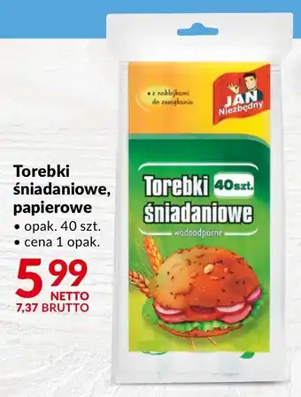Makro Torebki śniadaniowe papierowe 40szt. oferta