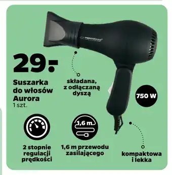 Netto Suszarka do włosów aurora oferta
