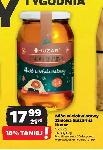 Netto Miód wielokwiatowy zimowa spiżarnia huzar oferta