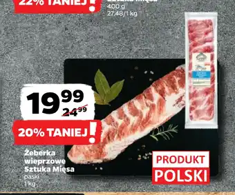 Netto Żeberka wieprzowe sztuka mięsa oferta