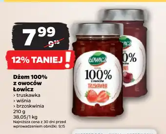 Netto Dżem 100% z owoców łowicz oferta