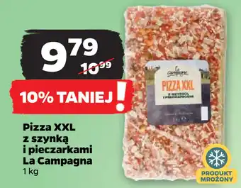Netto Pizza xxl z szynką i pieczarkami la campagna oferta
