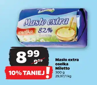 Netto Masło extra osełka miletto oferta