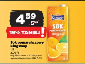 Netto Sok pomarańczowy kingsway oferta