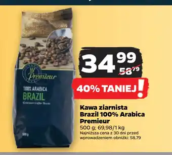 Netto Kawa ziarnista brazil 100% arabica premieur oferta