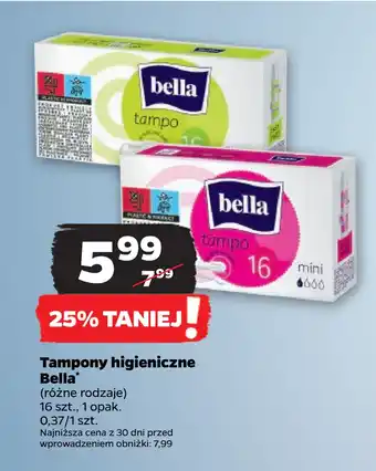 Netto Tampony higieniczne bella oferta