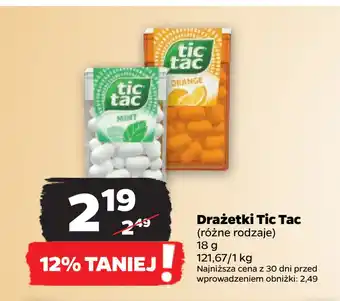Drażetki tic tac