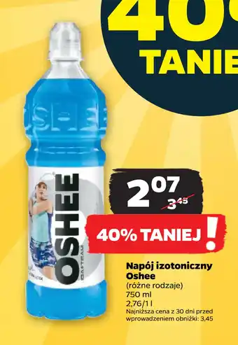 Netto Napój izotoniczny oshee oferta