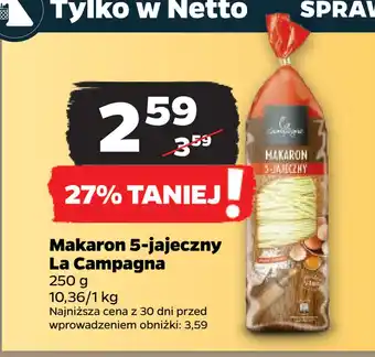 Netto Makaron 5-jajeczny la campagna oferta