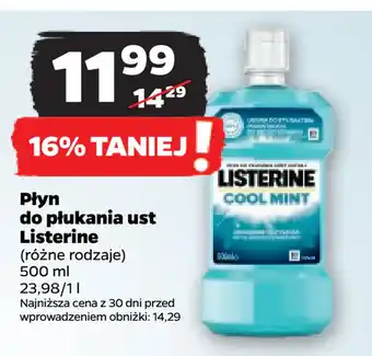 Netto Płyn do płukania ust listerine oferta