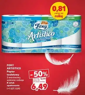 Kaufland Foxy artistico papier toaletowy 8 rolek oferta