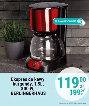 Biedronka Ekspres do kawy berlinger haus oferta