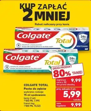 Kaufland Pasta do zębów colgate oferta