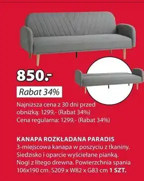 JYSK Kanapa oferta