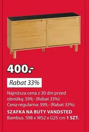JYSK Szafka na buty s! oferta