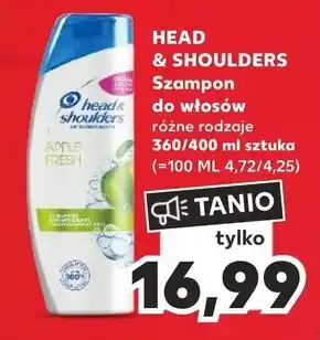Kaufland Szampon head&shoulders oferta