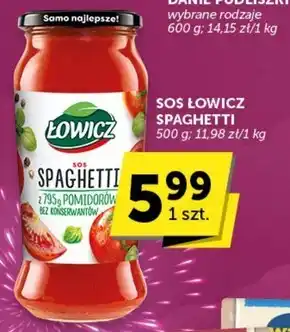 Groszek Łowicz sos spaghetti 500 g oferta