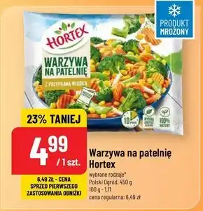 Polomarket Hortex warzywa na patelnię z przyprawą włoską 450 g oferta