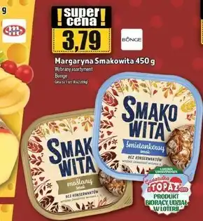 Topaz Smakowita margaryna śmietankowy smak 450 g oferta
