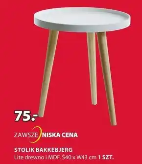 JYSK Stolik mdf oferta