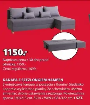 JYSK Kanapa oferta
