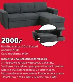 JYSK Kanapa oferta