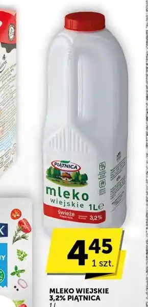 Groszek Piątnica mleko wiejskie świeże 3,2% 1 l oferta