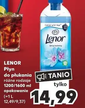 Kaufland Płyn do płukania lenor oferta