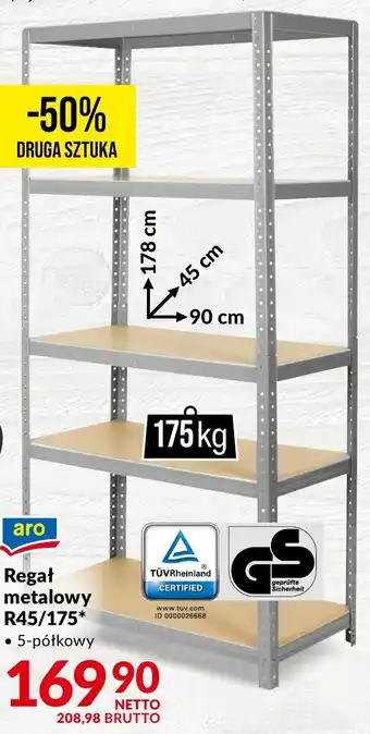 Makro Aro Regał metalowy R45/175 oferta