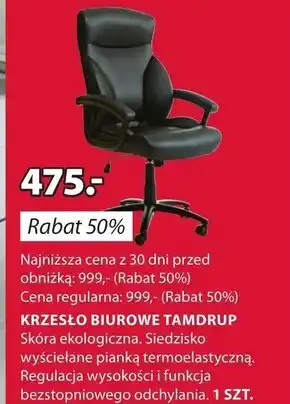JYSK Krzesło biurowe oferta