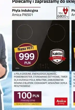 Kakto Płyta indukcyjna amica oferta