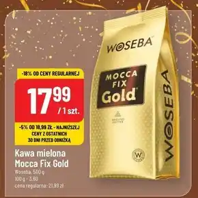 Polomarket Woseba mocca fix gold kawa palona mielona 500 g oferta