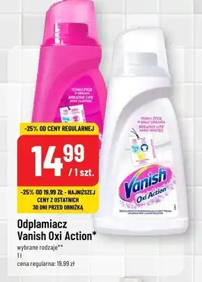 Polomarket Vanish oxi action odplamiacz do białych tkanin w płynie 1 l oferta