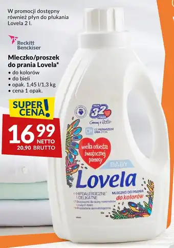Makro Reckitt Benckiser Mleczko/proszek do prania Lovela 1,45 l oferta