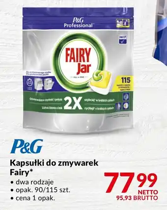 Makro Kapsułki do zmywarek Fairy 90/115 szt. oferta