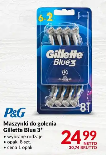 Makro Maszynki do golenia Gillette Blue 3, 8 szt. oferta