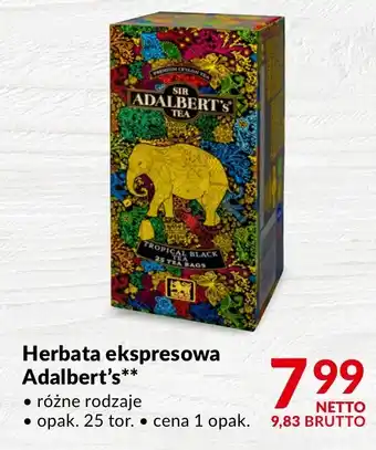 Herbata ekspresowa Adalbert's 25 tor.