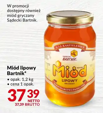 Miód lipowy Bartnik 1,2 kg