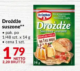 Makro Drożdże suszone 14 g oferta