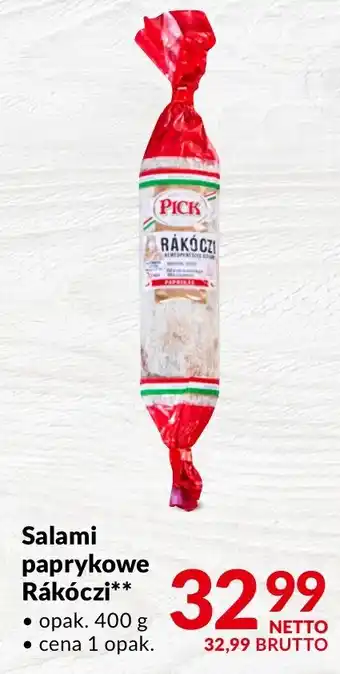 Makro Salami paprykowe Rákóczi 400 g oferta