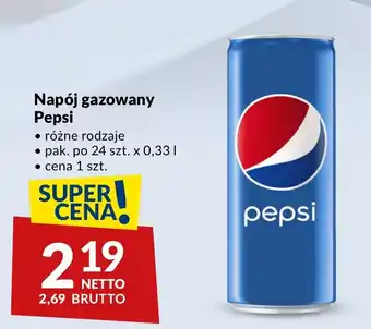 Makro Napój gazowany Pepsi 0,33 l oferta