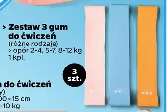 Netto Zestaw 3 gum do ćwiczeń oferta