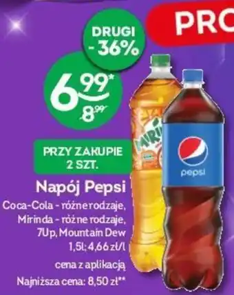 Żabka Napój Pepsi 1,5 l oferta
