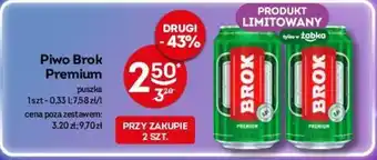 Żabka Piwo Brok Premium 330 ml oferta
