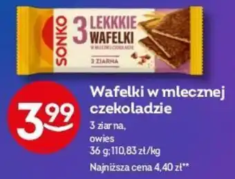 Żabka Wafelki w mlecznej czekoladzie 36 g oferta