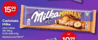 Żabka Czekolada Milka 250-300 g oferta